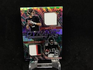 2020 Panini Spectra Calvin Ridley Matt Ryan Dynamic Duos duo Patch /5