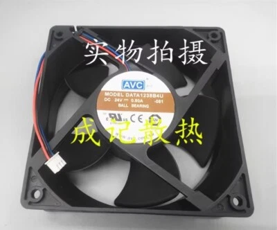 AVC DATA1238B4U 12038 DC24V 0.80A 12CM 3-Pin Cooling Fan - Image 1 of 4