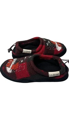 L.L. Bean Niños Suéter Vellón Zapatillas Snow Peanuts - Niños 12-13 Parte Inferior de Cuero Foto 1 de 4