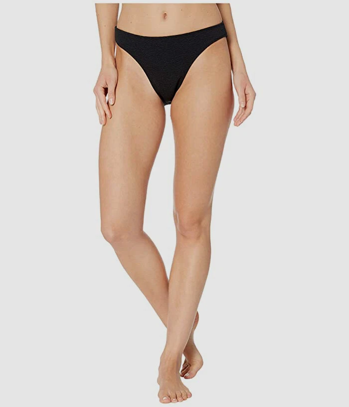 $99 Mikoh Mujer Negro Textura Noche Hipster Bikini Parte Inferior Traje de Baño Talla Grande Foto 1 de 1