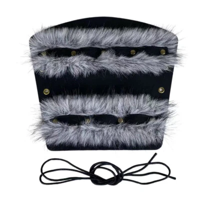 Pulseira de pele sintética cavaleiros medieval couro ecológico braçadeiras protetor de braço adereços de cosplay - Imagem 1 de 4