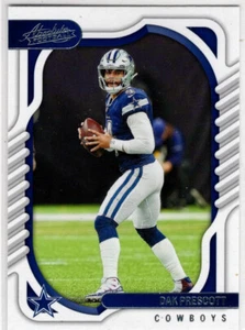 2022 Panini Absolute Football Dak Prescott No. 21 Dallas Cowboys - Picture 1 of 2