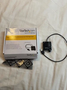 StarTech 7.1 Channel USB External Sound Card with SPDIF Digital Audio - Picture 1 of 2