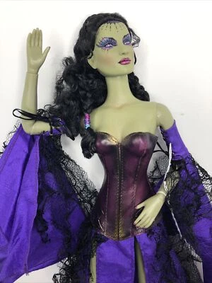 16-дюймовая уникальная кукла Tonner Wicked Witch Lisa Gates Dazzle 'em с ручной росписью на заказ - Изображение 1 из 4