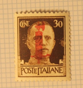 FRANCOBOLLI Italia RSI 1944 Soprastampato Fascetti 30 c Postage Stamp - Picture 1 of 2