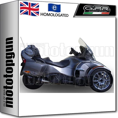 GPR EXHAUST CAT FURORE BLACK CAN AM SPYDER 1000 IE RS 2010 10 2011 11 2012 12 — 第 1/3 张图片