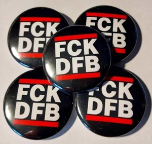 1x FCK DFB Button Ultras Fußball Hool 1312 Fußballmafia Ultra Anti DFB - Picture 1 of 1