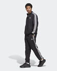  Voller TrainingsAnzug HERREN Adidas 3-Stripes Woven Schwarz 
