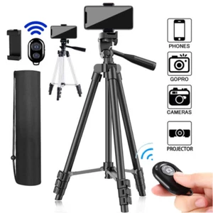 Stretchable Camera Tripod Stand Phone Holder For iPhone Samsung Sony+ Bag UK - Picture 1 of 14