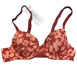 Sujetador Rosa Floral M&S Marks & Spencer Bonito Con Aros Moldeado Copa Talla 32-36 A-E - Imagen 1 de 1