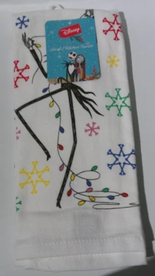 Disney Set of 2 White Kitchen Towels/The Nightmare before Christmas - Image 1 of 2