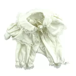 ¿Ropa Muffy Vanderbear? Mameluco y chaqueta en blanco con ribete de encaje - Imagen 1 de 9