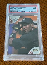1994 Action Packed Scouting Report #23 Michael Jordan PSA 9 Mint Baseball RC