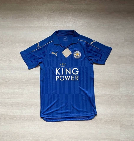 LEICESTER CITY HOME FOOTBALL SHIRT 2016/2017 SOCCER JERSEY TRIKOT MENS S Cover