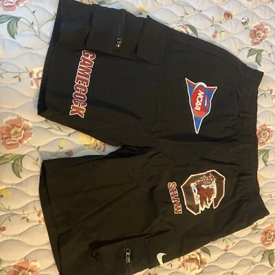 Pantalones Cortos South Carolina Gamecocks Hombre Grande Negro Bordado Foto 1 de 4