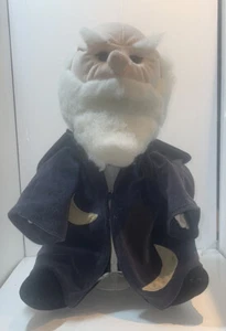 Folkmanis Large Plush Wizard Hand Puppet 21’’ Full Body Black Robe RETIRED RARE - Picture 1 of 6