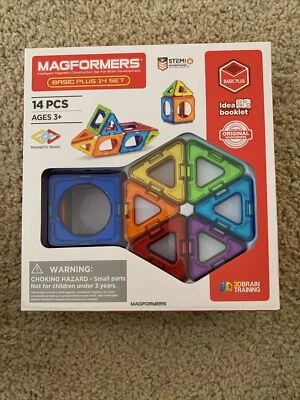Magformers Basic Plus 14 Set Magnetic Magic - Image 1 of 4