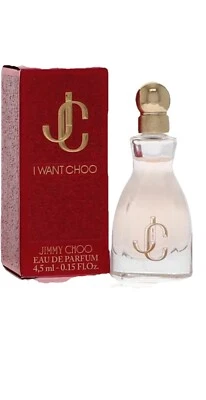 Jimmy Choo I Want Choo por Jimmy Choo EAU DE PARFUM 0,15 OZ MINI Splash Mujer Foto 1 de 2
