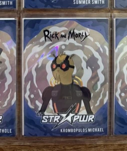 KROMBOPULUS MICHAEL- Rick & Morty Blue & Red STR PWR CZ #SP8 2019 2 Card Lot - Bild 1 von 2