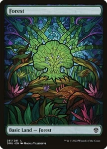 Forest Stained Glass MTG Dominaria United Basic Land *FOIL* NM x1 - Magic Card - Picture 1 of 1