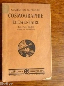 COSMOGRAPHIE ÉLÉMENTAIRE Manuel scolaire années 50 - Picture 1 of 6