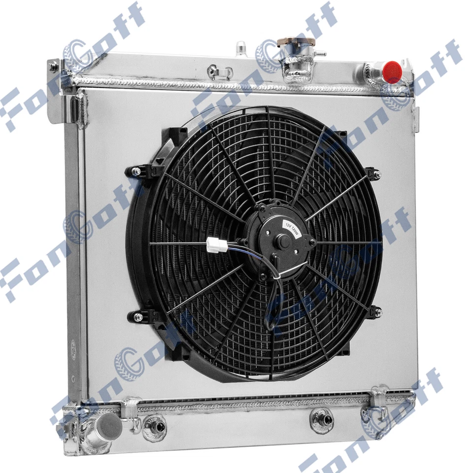 3-Row Radiator&Fan Shroud Fit 04-12 Chevy Colorado GMC Canyon L4 2.8L 3.7L L5 Foto 1 de 4