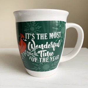 Coffee Mug Tasse Des Fetes Merry Christmas 14 fl oz - C9 Royal Norfolk Holiday - Picture 1 of 5