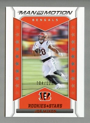 JOE MIXON - 2022 ROOKIES & STARS MAN IN MOTION ORANGE S# 004/125 - Image 1 of 2