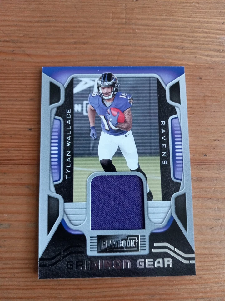 2021 Panini Playbook Football Gridiron Gear Tylan Wallace Rookie Patch Card  - Image 1 of 1