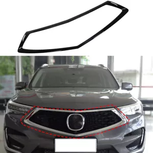 Marco de rejilla de malla de parachoques superior delantero negro brillante para Acura RDX 2019-2021 - Imagen 1 de 5