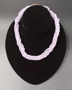 Twist A Beads Genuine 1980's Original Necklace 32-35" strands - CAPE AMETHYST - Picture 1 of 3