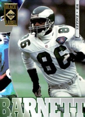 1995 Collector's Edge #153 Fred Barnett Black Label - Image 1 of 2