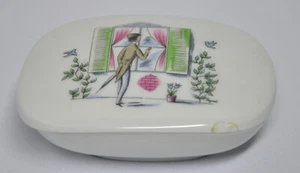 Rosenthal Seifenschale Fräulein in Badewanne 1500 Deckeldose Porzellan - Bild 1 von 8