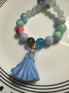 Cinderella Phone Charm | Cinderella | Beads | Purse Charm Or Key Chain - Photo 1 sur 7