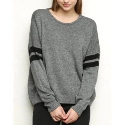 Suéter Brandy Melville Veena Mujer Talla Única Recortado Manga Larga Timbre Gris Foto 1 de 4