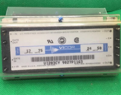 Vicor DC-DC ConverterVI-203-CY, 12-24 VDC,75W in 50 W Max out - Image 1 of 4