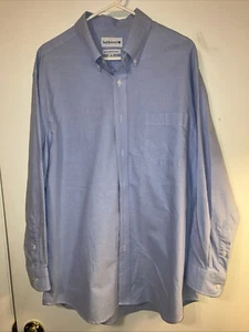 Men’s Saddlebred Oxford Shirt, Light Blue, Size 17 1/2, 32/33 - Picture 1 of 3