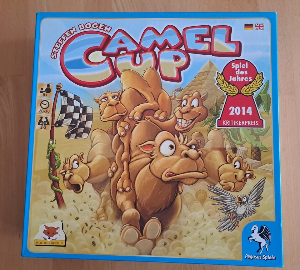 Camel Up Pegasus-Spiele Spiel des Jahres 2014 Brettspiel komplett gut - Bild 1 von 4