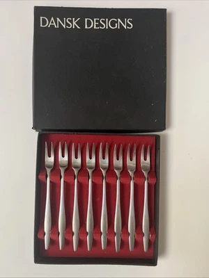 Jens Quistgaard Variations Cocktail Forks Dansk - Image 1 of 4