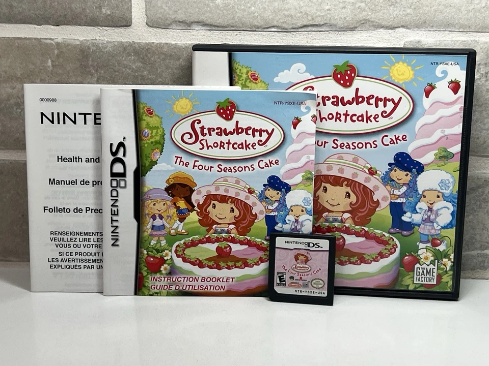 Strawberry Shortcake Four Seasons Cake Nintendo DS Complete CIB Tested VG - Image 1 of 4
