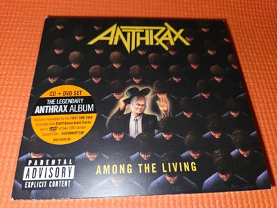 Anthrax - Among the Living CD/DVD 2009 Island 2 Disc Deluxe Edition Digipak - Image 1 of 4