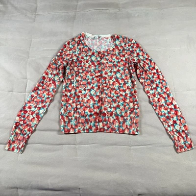 Halogen Multicolor Women S Cottagecore Cotton Blend Preppy Knit Cardigan Sweater - Image 1 of 4