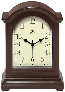 Brown Antique Grandfather Tabletop Clock 9 x 6 Mantle Tabletop Clock Mini Des... - Picture 1 of 7