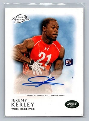 2011 Topps Gridiron Legends #RA-JK Jeremy Kerley Rookie Autographs - Image 1 of 2