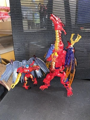 Transformers Beast Wars Machines Transmetals 2 Dragon Megatron Lot Figures 1999 - Image 1 of 4