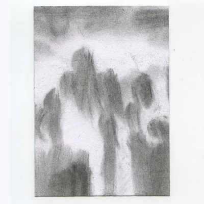 Paisaje ACEO original carbón impresionista Tim Olly Paisaje 5 Foto 1 de 4