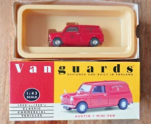 Lledo Vanguards VA14001 Austin 7 Mini Van Royal Mail NEW - Picture 1 of 3