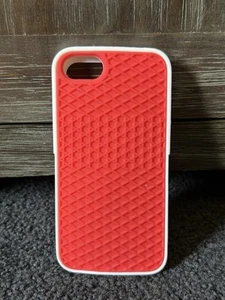 OFF THE WALL "Red" Beautiful Waffle Grid Protective Mobile Phone Case iPhone 4 - Picture 1 of 9