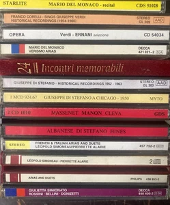 Bulk lot of Classical CDs (VOCAL Historical Recordings) As Pictured F34 - Foto 1 di 2