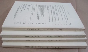 THE IBIS: JOURNAL OF THE BRITISH ORNITHOLISTS' UNION VOL 113 - Bild 1 von 6